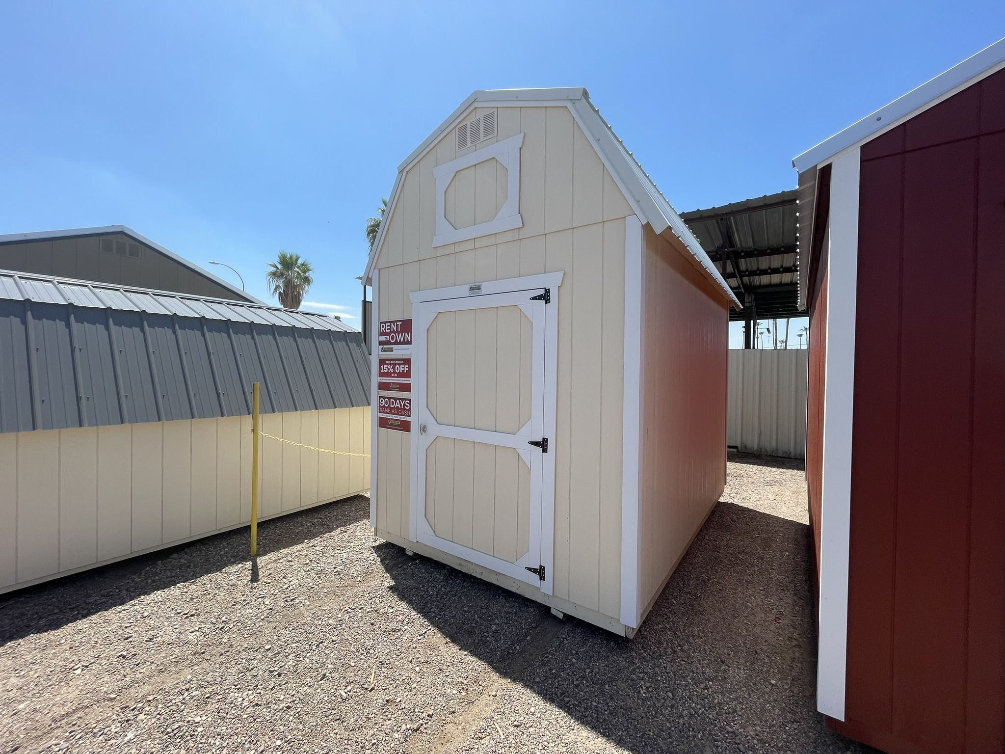Lofted Storage Shed- 8x12