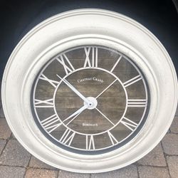 Huge Lightweight Château Grand Bordeaux Clock