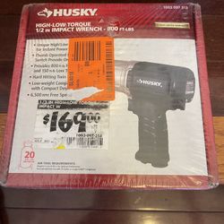 Brand New Husky 800lb 1/2” Hi-low Impact Wrench