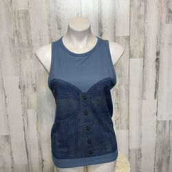 M Mist plus Blue blouse size 2XL