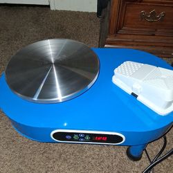 Pottery Wheel with Foot Pedal &  LCD Screen