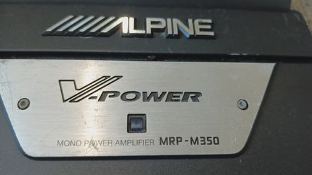 Alpha V-m350 350 W Mono Amplifier. Good Condition Works Great for
