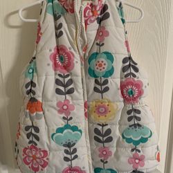 Gymboree Girls Vest Size 7-8. Warm Inner Fleece. 