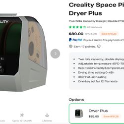 Creality Filament Dryer