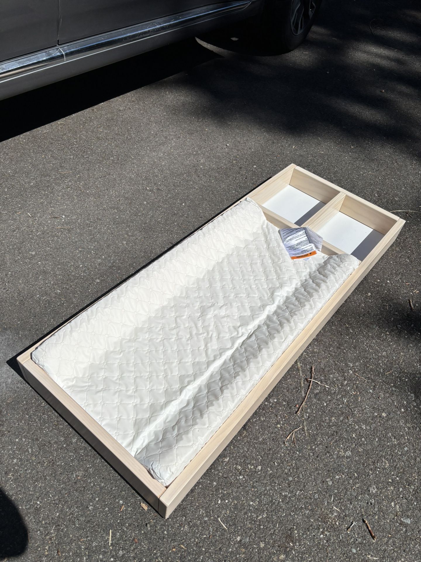 LOW PRICE MOVING- $420 + TAX NEW POTTERY BARN KIDS CHANGING TABLE TOPPER WITH CHANGING PAD