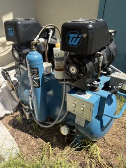 Tech West ACO4D2 Ultra-Clean Dental Oil-Less Air Compressor 4 Simult Users