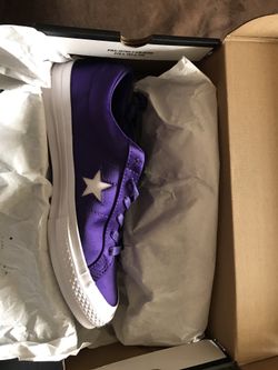 Converse with one star (satin)