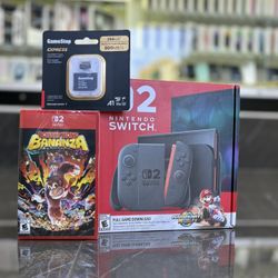Nintendo Switch 2 Donkey Kong/ Mario Bundle With 256GB Memory Card (Take It Home In Payments/ llévalo a casa en pagos 
