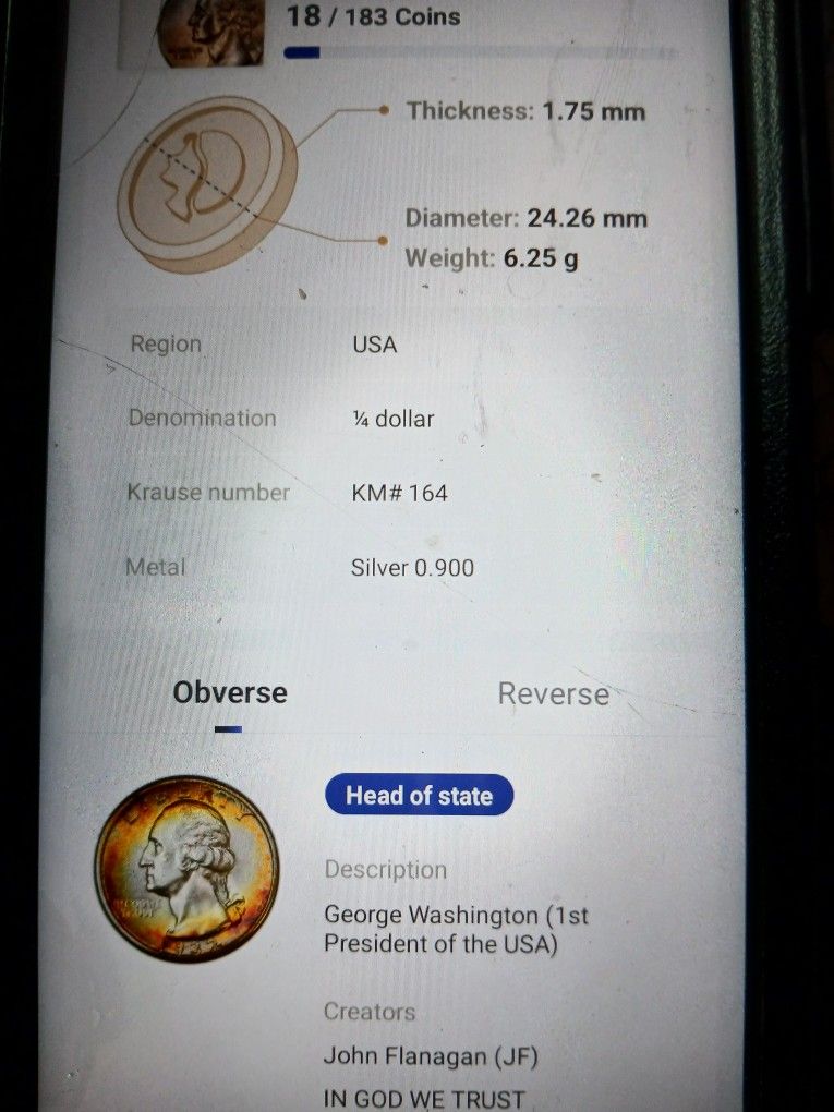 1932 D Quarter Ms State Mint Condition 90%silver