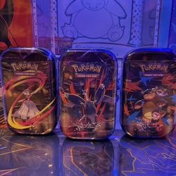 Pokemon Mega hero tins