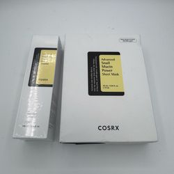 COSRX Snail Mucin Sheet Mask 10 EA with + 96% Power Repairing Essence 3.38 Fl.Oz