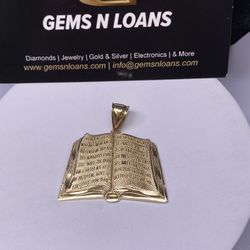 10k Prayer Bible Pendant 