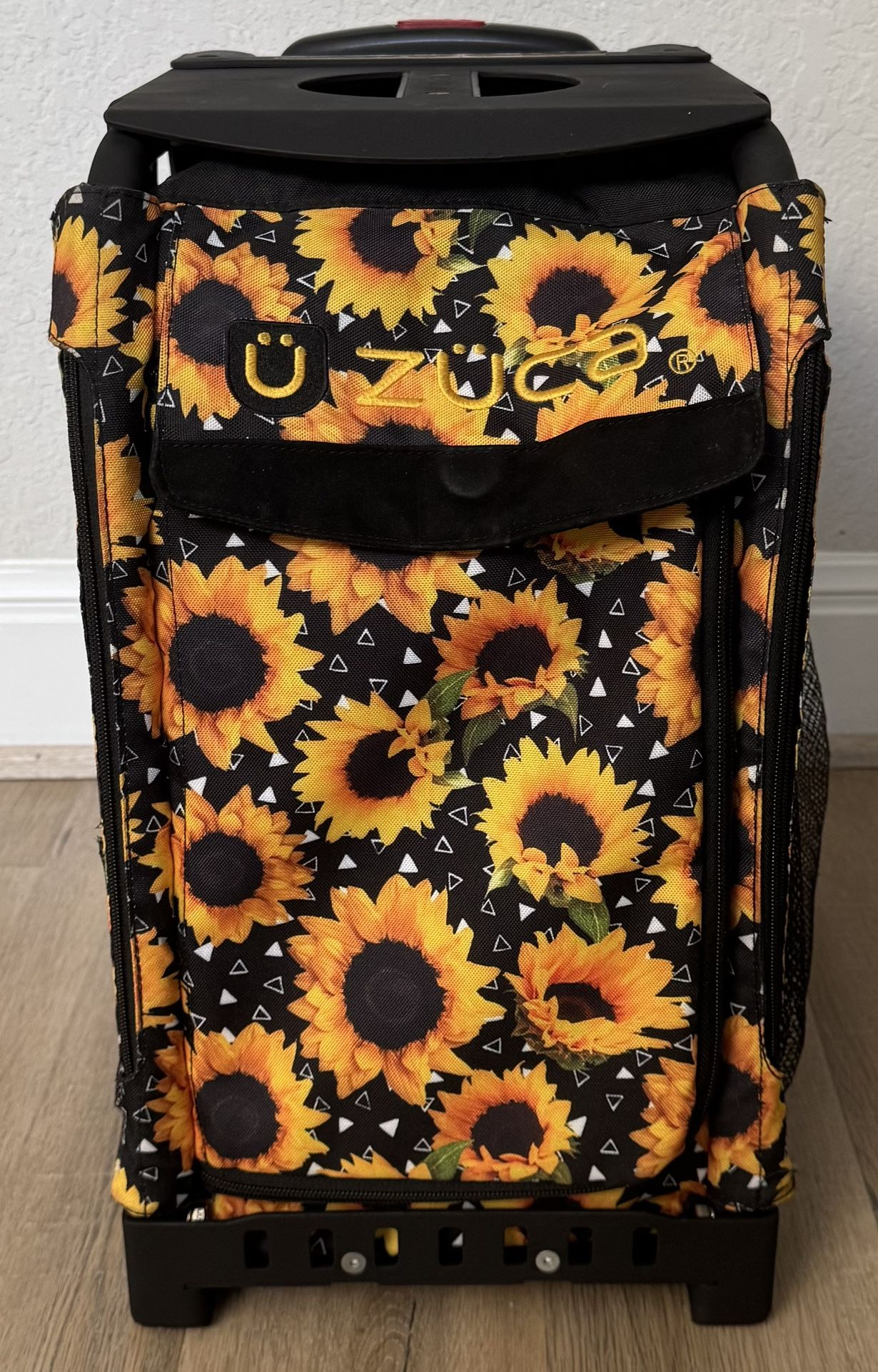 ZÜCA Rolling Bag – Sunflower Design
