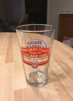 Wrigley Field Bud Light glass