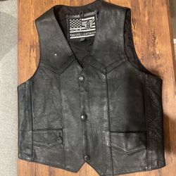 Harley Davidson Leather Vest 