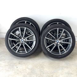 OEM 18" BMW Style 780 Wheels + Tires - Fits 2019-2025 3 Series & 4 Series