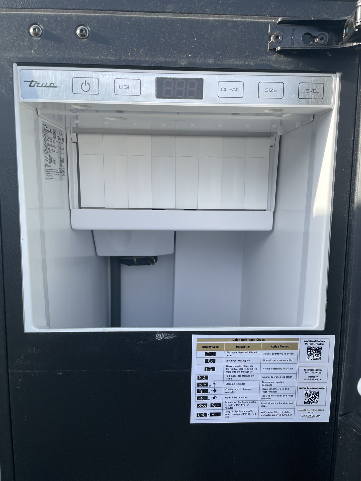 True Outdoor Ice Machine