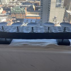 Mahogany Candle Holder