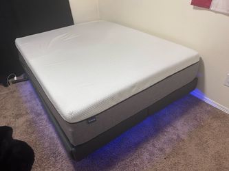 Floating Queen Size Bed - $250