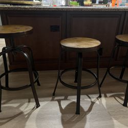 Adjustable Counter Height Stools Swivel
