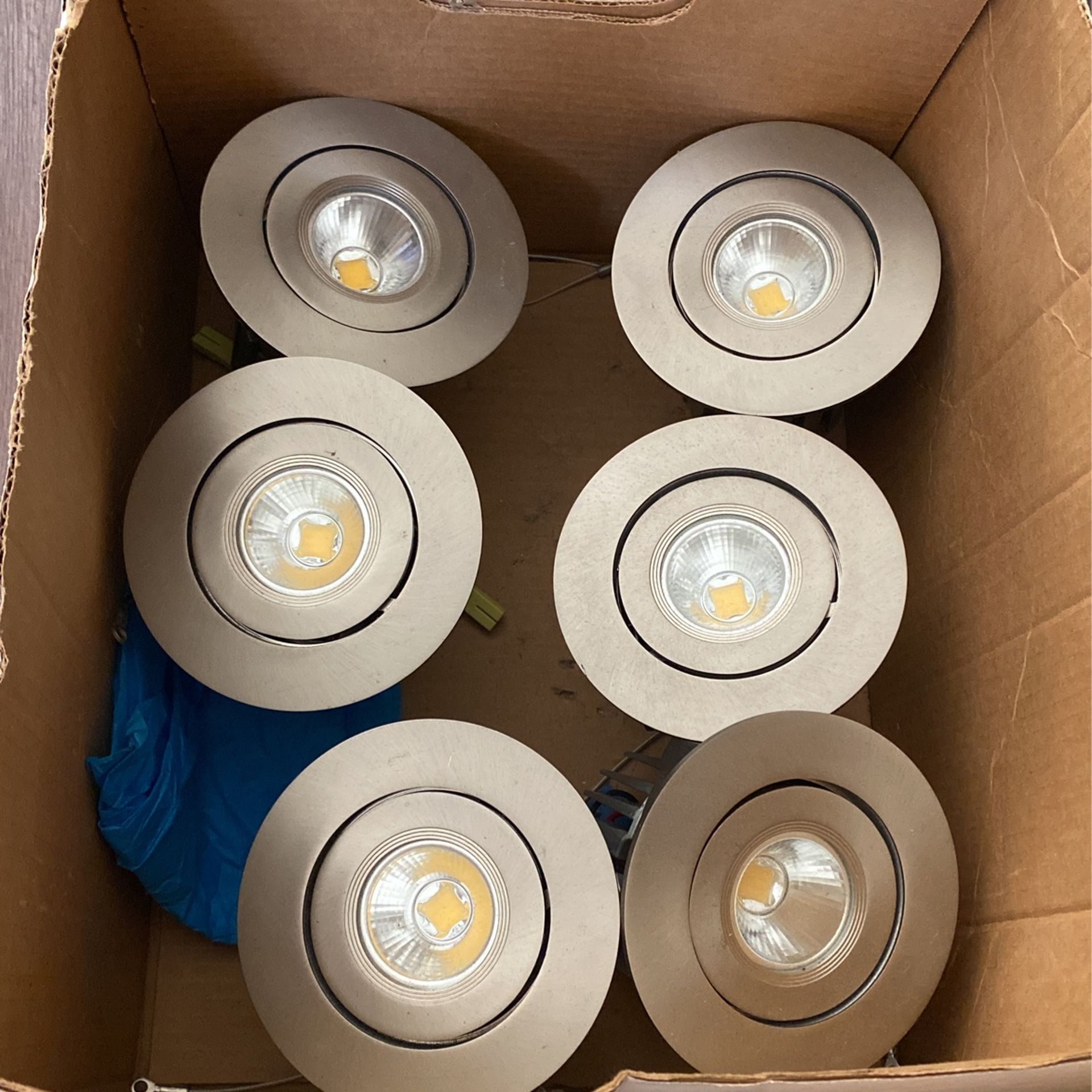 Satin Nickel Recessed Can Lights
