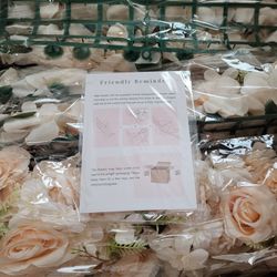 Artificial Flower Backdrop Wall