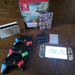 Nintendo SWITCH OLED TEARS OF KINGDOM ZELDA VERSION