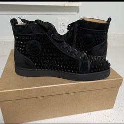 Christian Louboutin Black Spiked 
