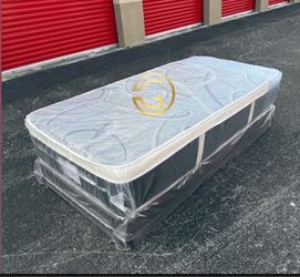 12” Thick Twin Size Mattress / Box included - Same day delivery 🚚