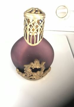 Gas candle burner and brass candle holder