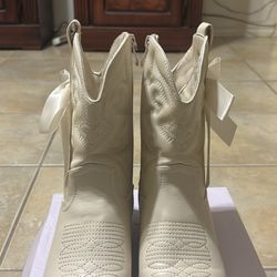 Beige Colored Boots