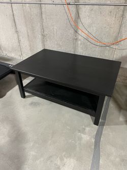 Black IKEA coffee table