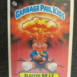Blasted Billy 8b Garbage Pail Kids 1985 Topps 1st Series