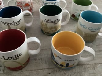 Starbucks vintage coffee mugs collectible
