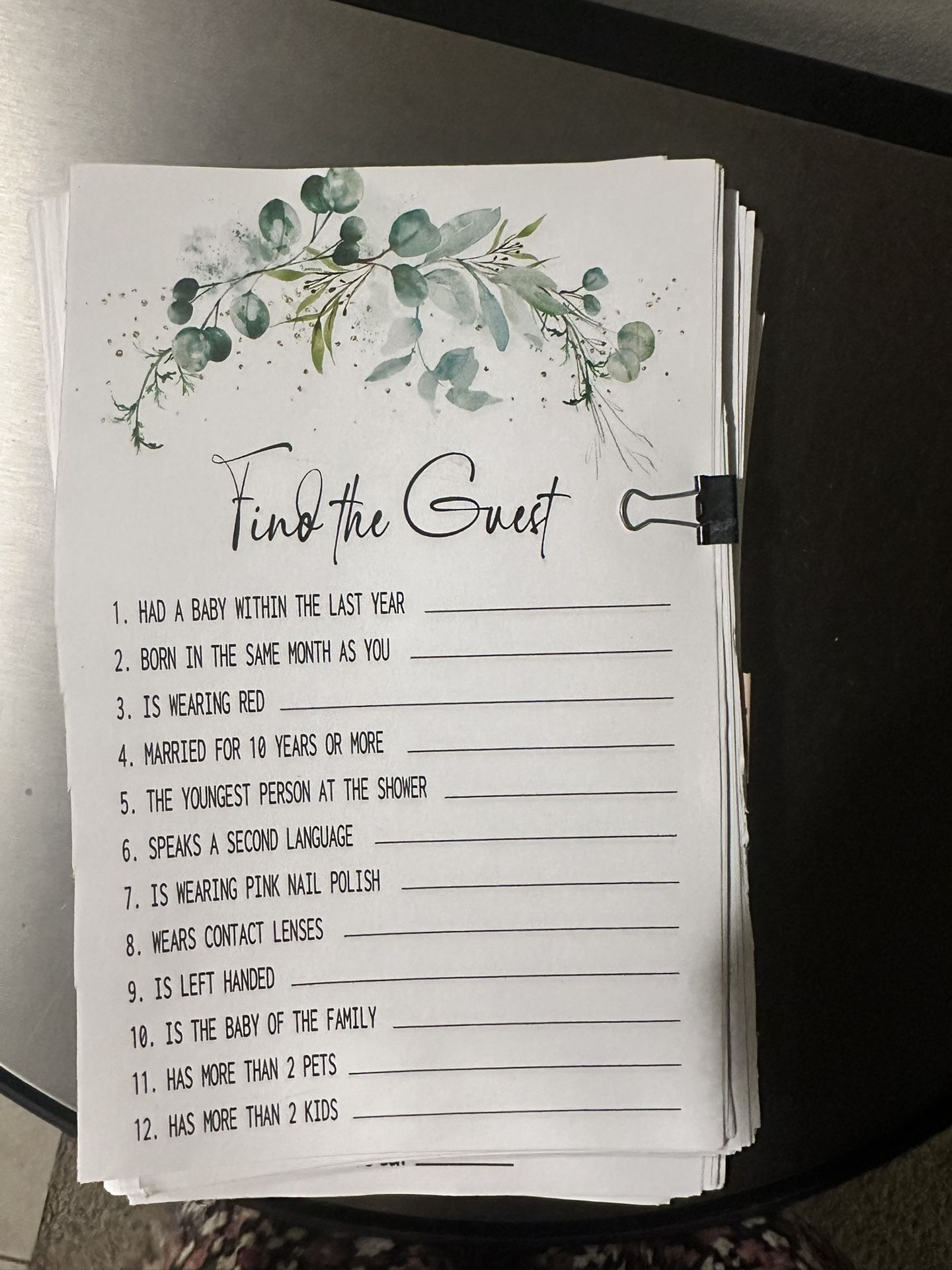 Baby Shower Games