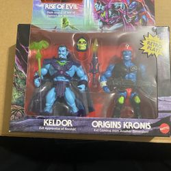 MOTU. KELDOR & ORIGINS KRONIS