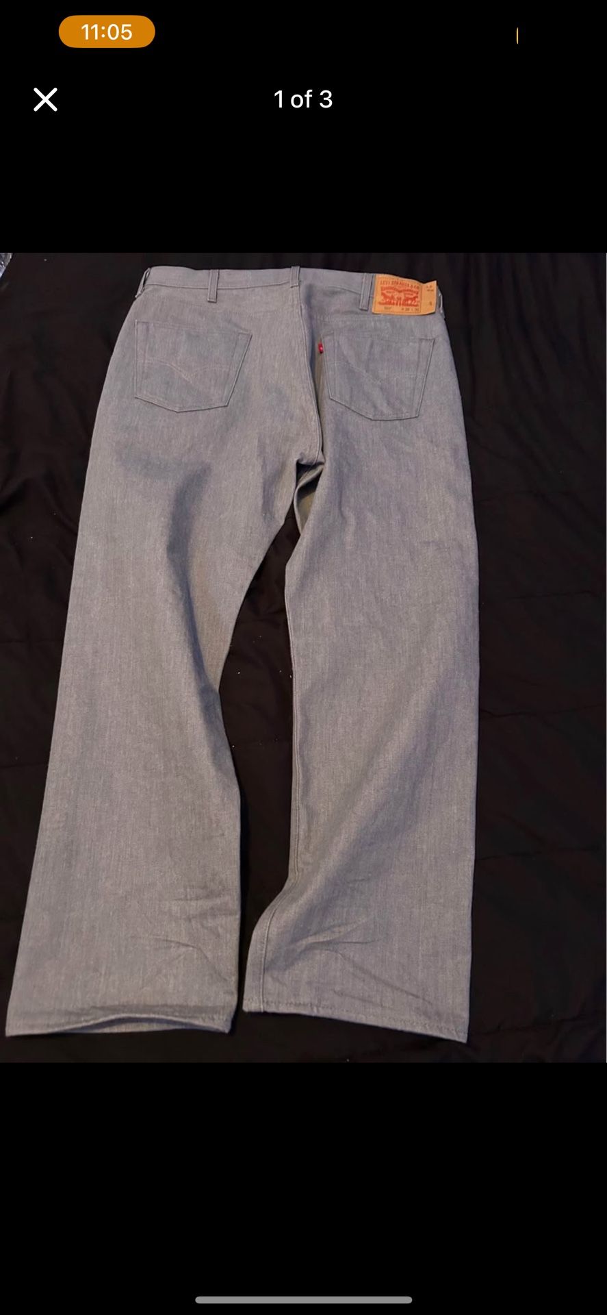 Levi 501s Silver