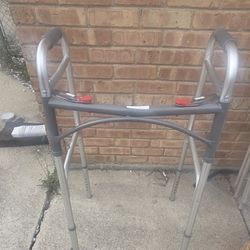  Folding Walker With Front Wheels 