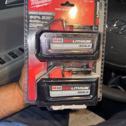 Milwaukee M18 6.0 Batteries 