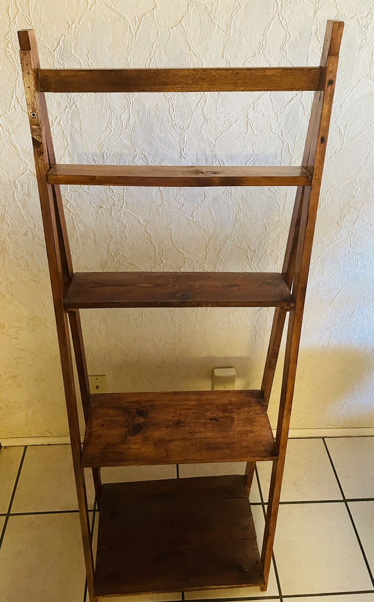 Wooden Ladder Shelves 