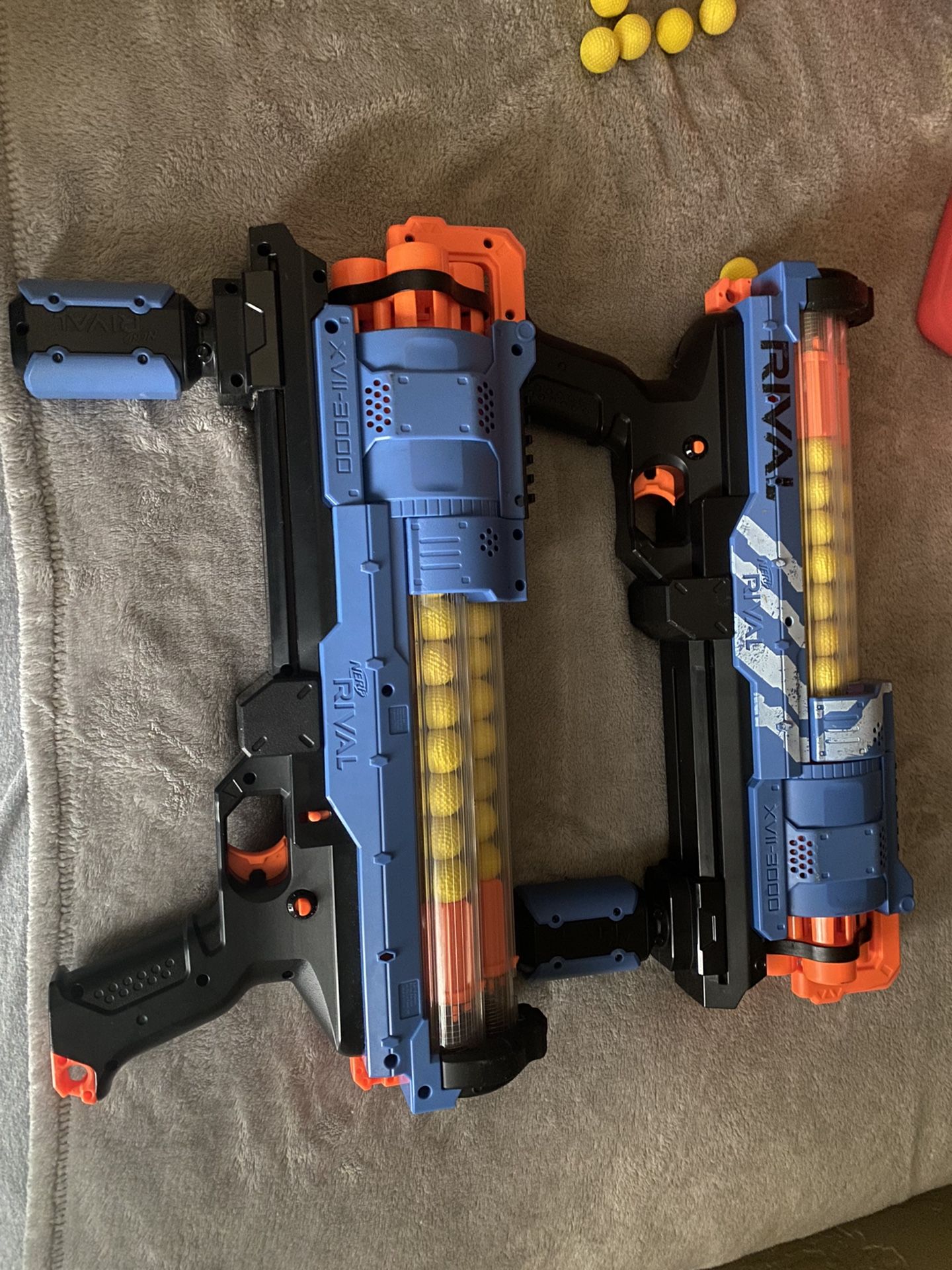 (2) Nerf Rival Quad Barrel Blasters