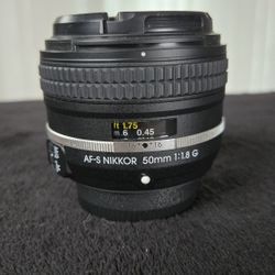 Nikon 50mm F/1.8G Special Edition Lens