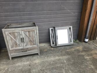 New Bathroom Vanity/Medicine Cabinet