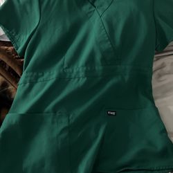 Greys Anatomy Green Srub Top Short Sleeve
