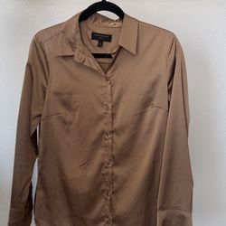 Bronze/brown Button Up Blouse