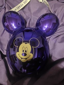 Disney 100th Anniversary Purple Popcorn Container