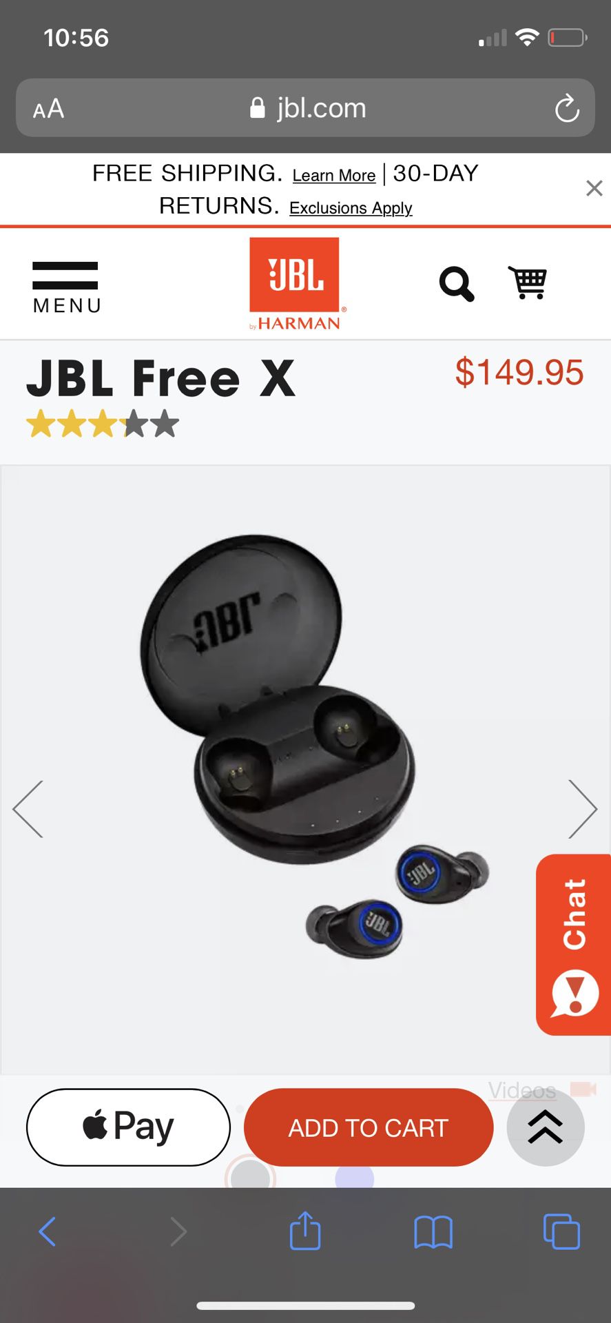 JBL FREE X WIRELESS EARPHONES