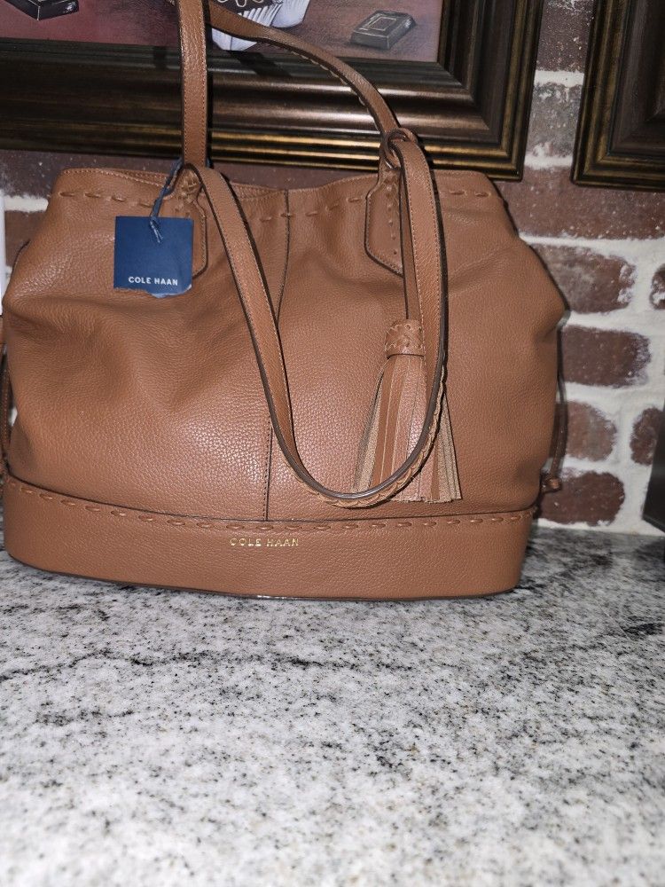 Cole Hann Leather New Shoulder Bag