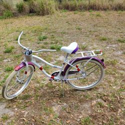 Bicicleta Refinish White Purple 