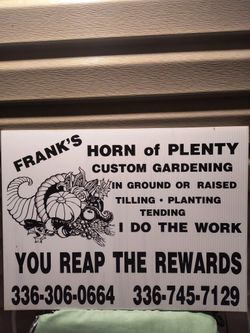 Franks Horn Of Plenty Custom Home Gardens 